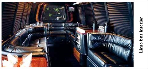 limo bus interior